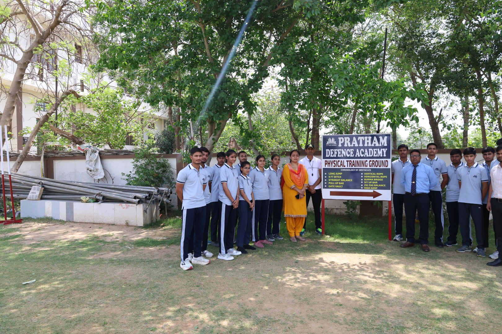 NDA Batch classroom with faculty