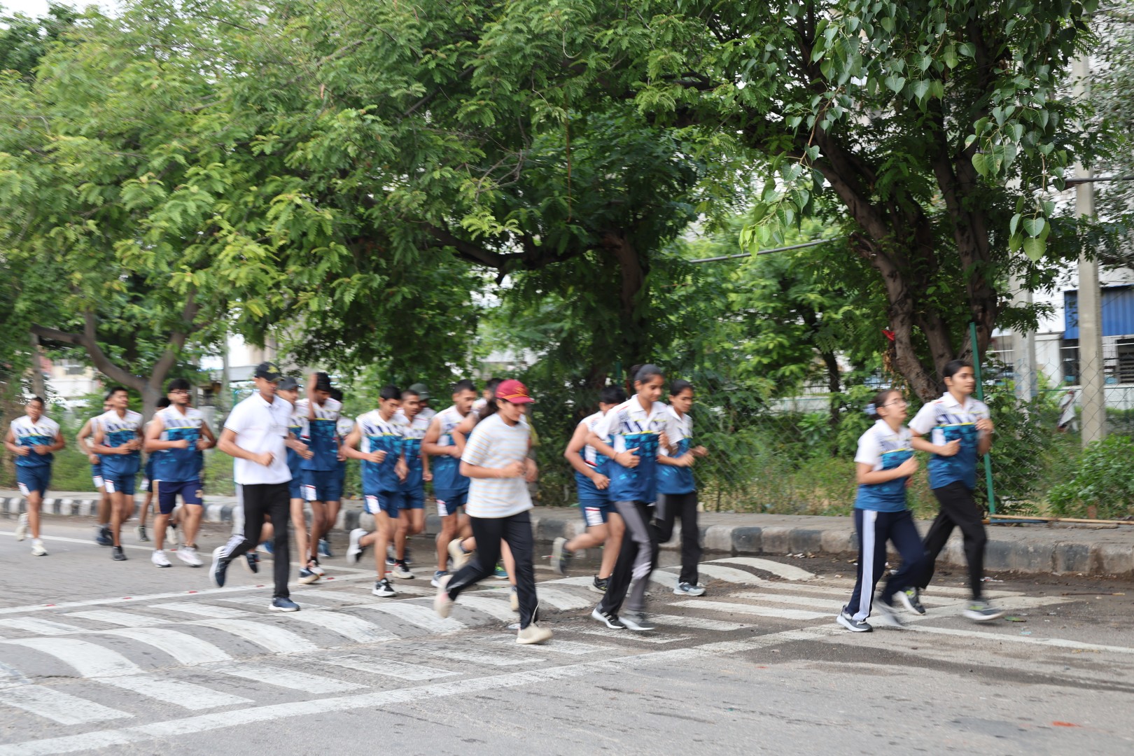 Agniveer Batch physical training run